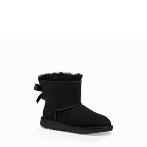 NEW UGG kid's mini bailey bow ii boot in black